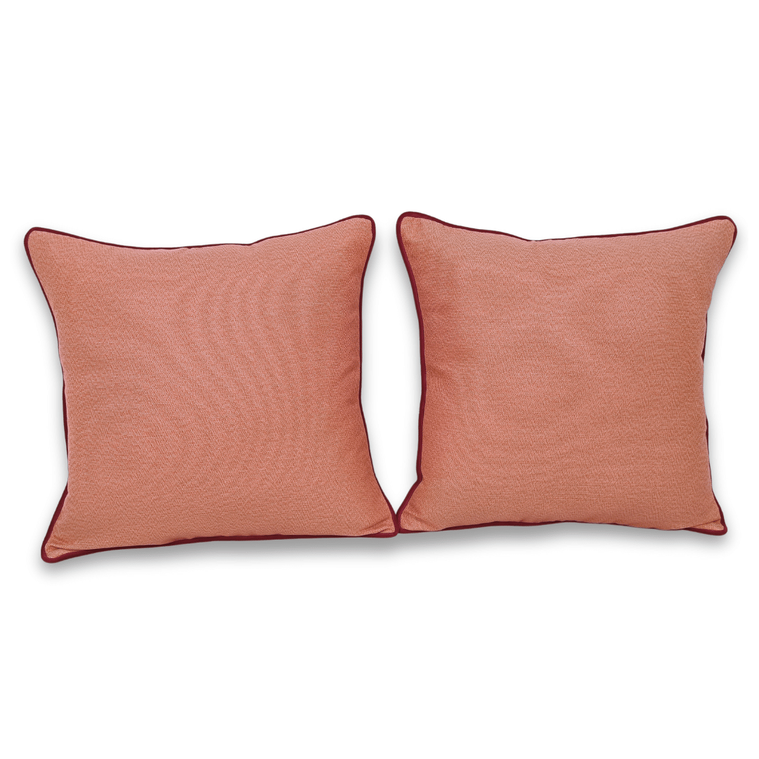 18x18 Pillow Covers in Agora and Cassia Fabrics