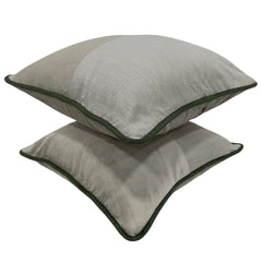Sage & Ivory Dual Tone Pillow Covers (16x16, Set of 2) - Hover Image