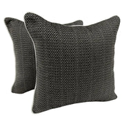Black & White Textured Pillow Covers (16x16, Set of 2) | ZIPCushions