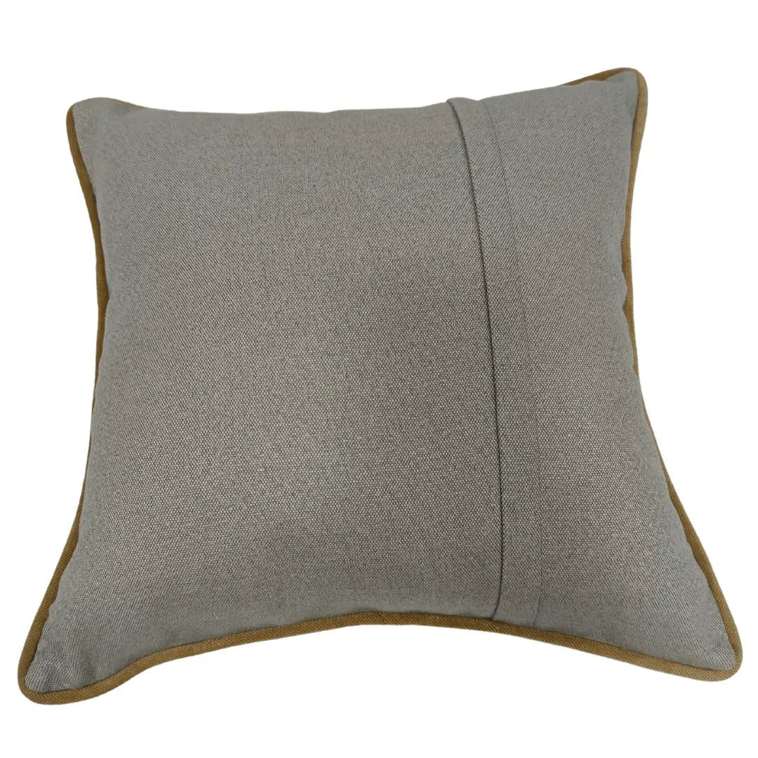 Beige & Taupe Dual Tone Pillow Covers (16x16, Set of 2) | ZIPCushions - view 3