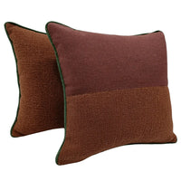 Contrast Panel Pillow Covers (16x16, Set of 2)