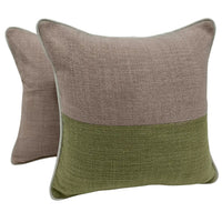 Contemporary Panel Pillow Covers (16x16, Set of 2)