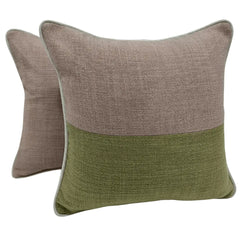 Contemporary Panel Pillow Covers (16x16, Set of 2)