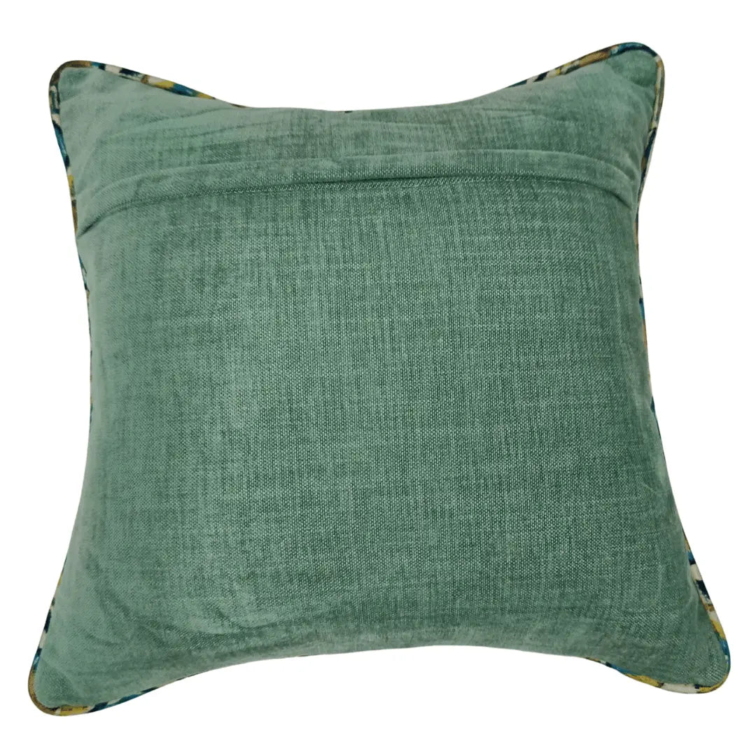 Luxe Green Velvet Pillow Covers (16x16, Set of 2) | ZIPCushions - view 3
