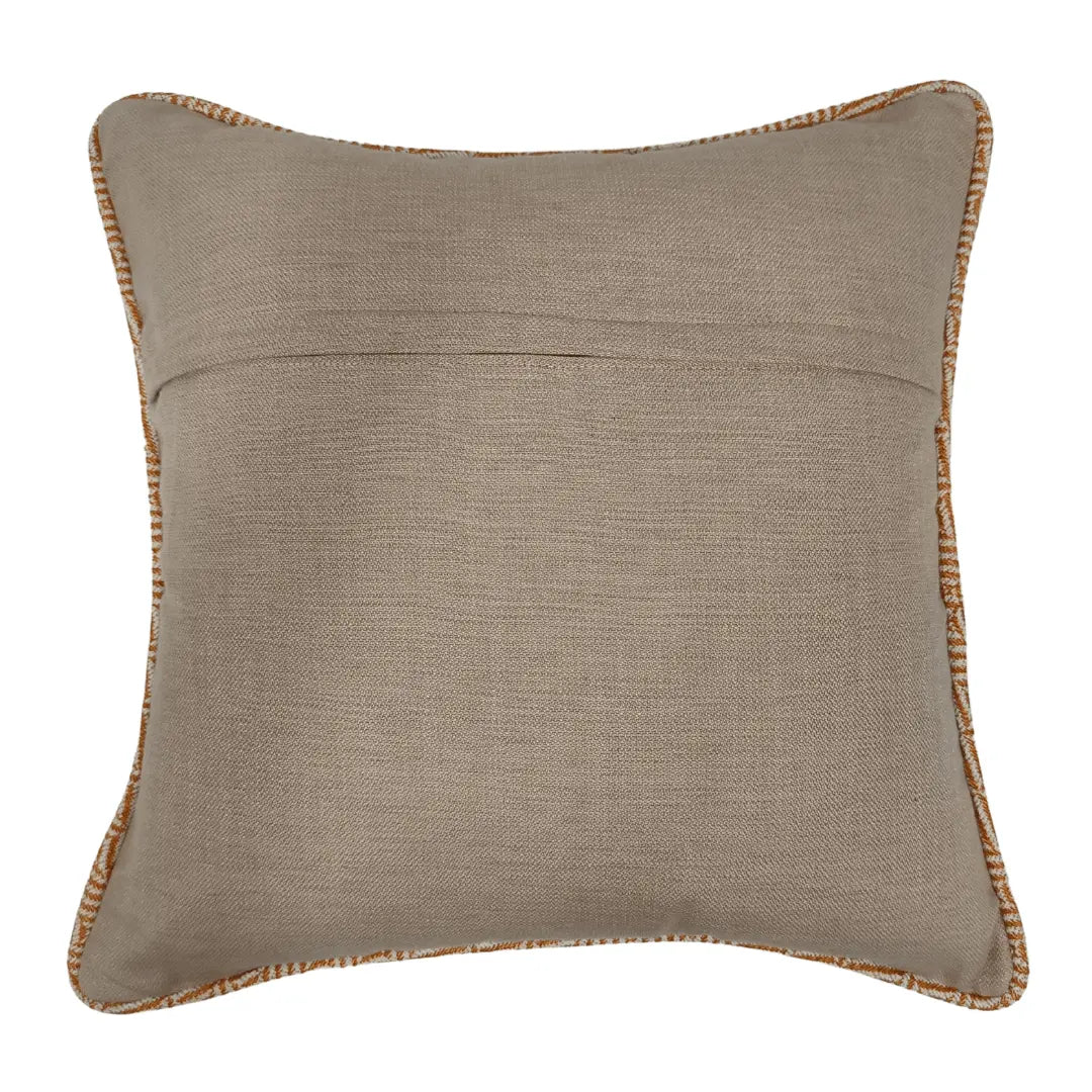 Elegant Beige & Brown Pillow Covers (16x16, Set of 2) | ZIPCushions - view 3