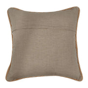 Elegant Beige & Brown Pillow Covers (16x16, Set of 2) | ZIPCushions