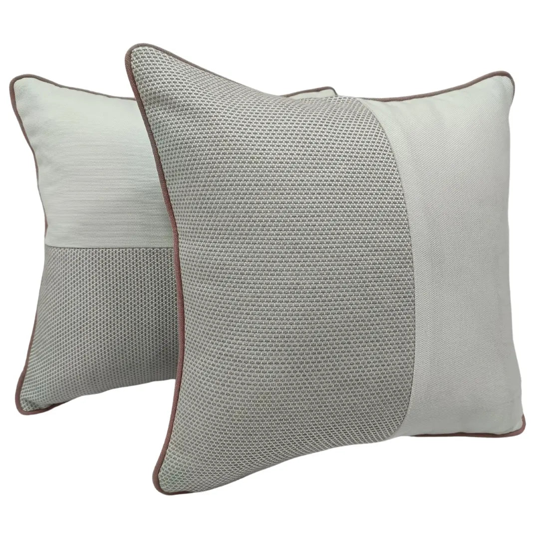 Elegant Split Design Pillow Covers (16x16, Set of 2) | ZIPCushions