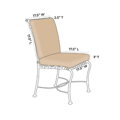 OW Lee Classico Dining Chair Replacement Cushions (Seat and back)
