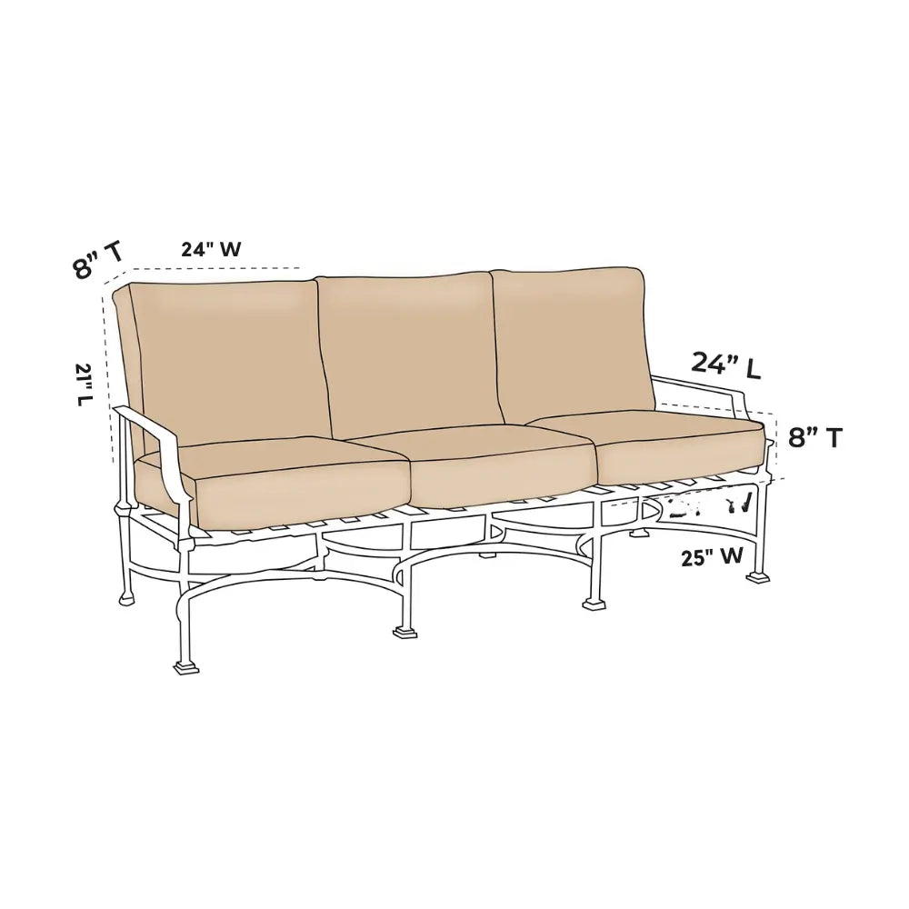 OW Lee Palazzo Sofa Replacement Cushions |  ZIPCushions