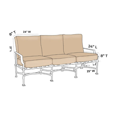 OW Lee Palazzo Sofa Replacement Cushions