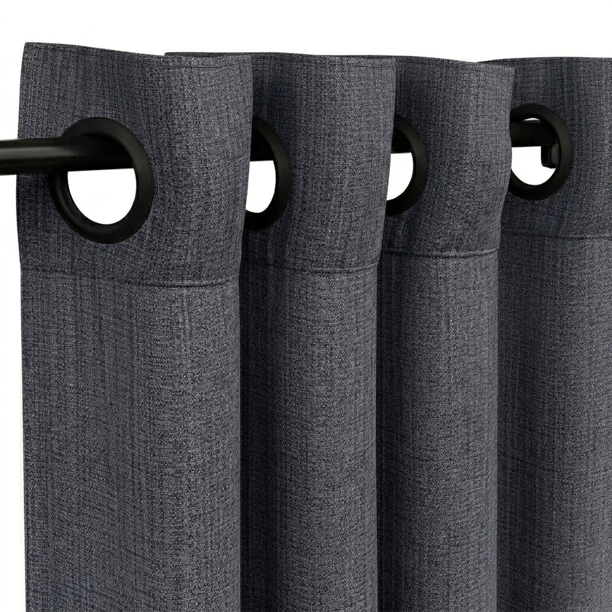 Navy Stonewall Blackout Curtain - view 4