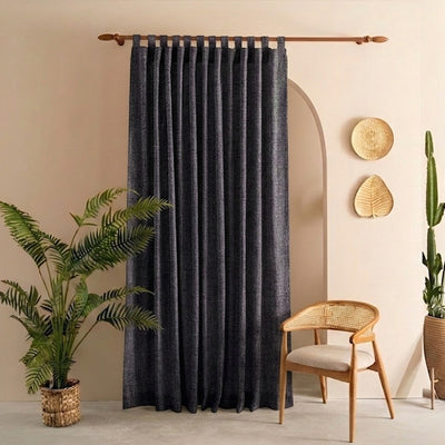Navy Stonewall Blackout Curtain - Alternate image