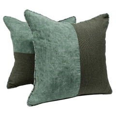 Elegant Velvet Blend Pillow Covers (16x16, Set of 2)