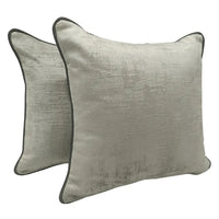 Textured Elegance Pillow Covers (16x16, Set of 2)