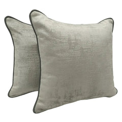 Textured Elegance Pillow Covers (16x16, Set of 2)