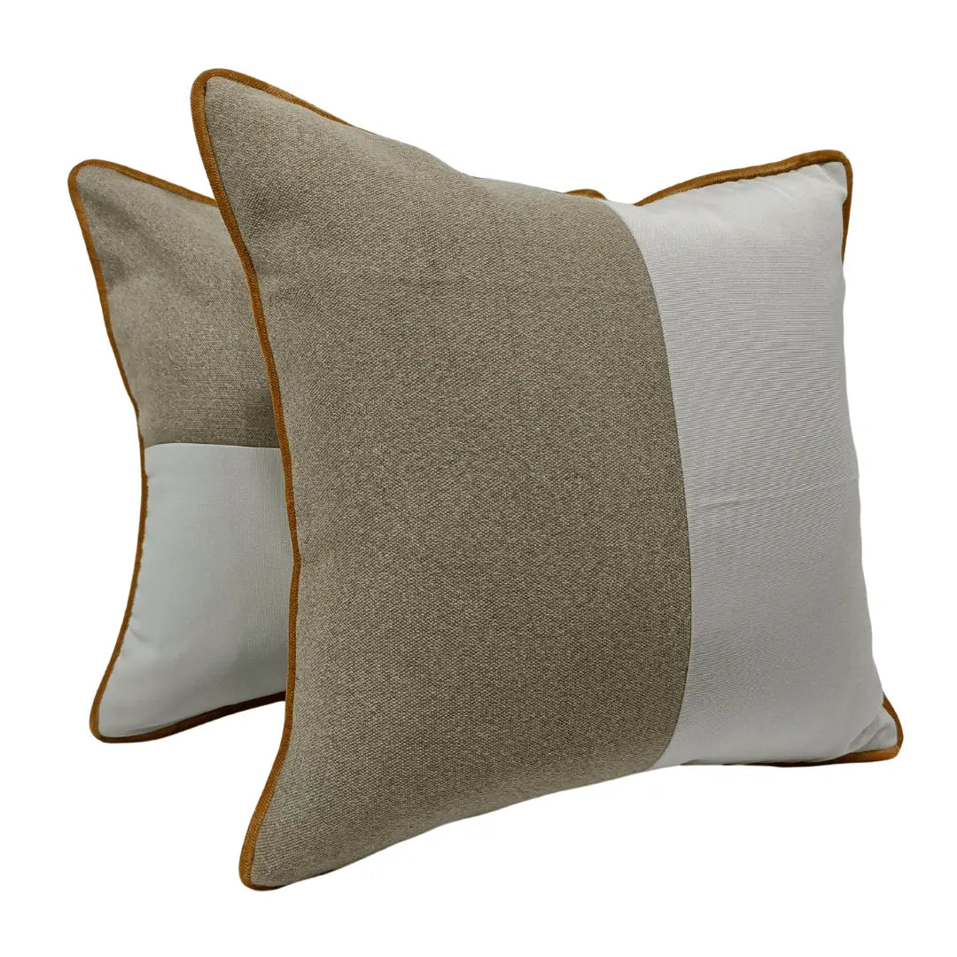 Modern Contrast Pillow Covers (16x16, Set of 2) | ZIPCushions