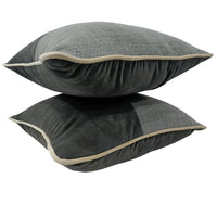 Textured Elegance Pillow Covers (16x16, Set of 2)