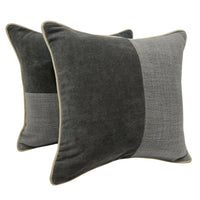 Textured Elegance Pillow Covers (16x16, Set of 2)