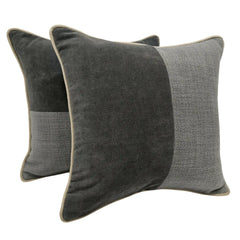 Textured Elegance Pillow Covers (16x16, Set of 2)