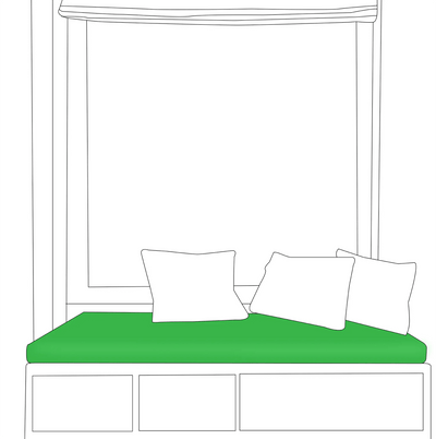 ZIPCushions | Cushions For Window Seating - alternate view