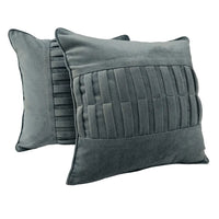Pleated Velvet Pillow Covers (18x18, Set of 2)