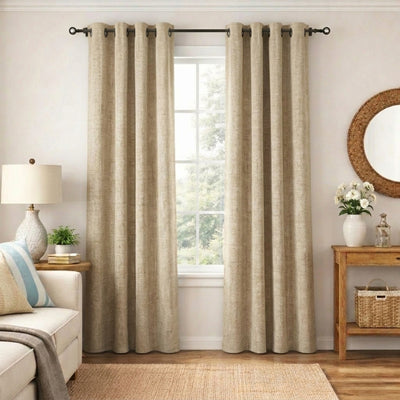 Sand Stonewall Blackout Curtain - Alternate image