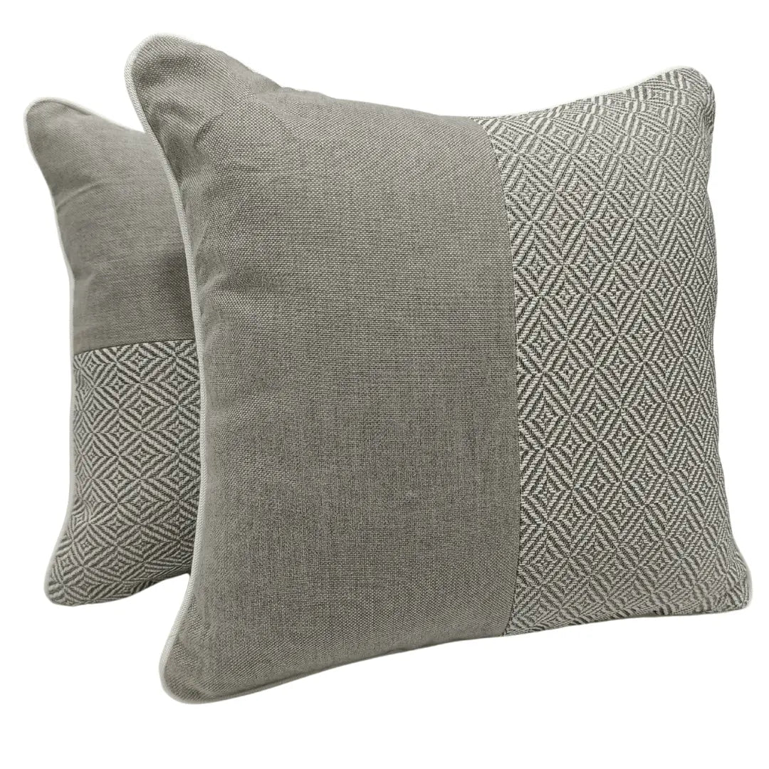 Geometric Elegance Pillow Covers (16x16, Set of 2) | ZIPCushions