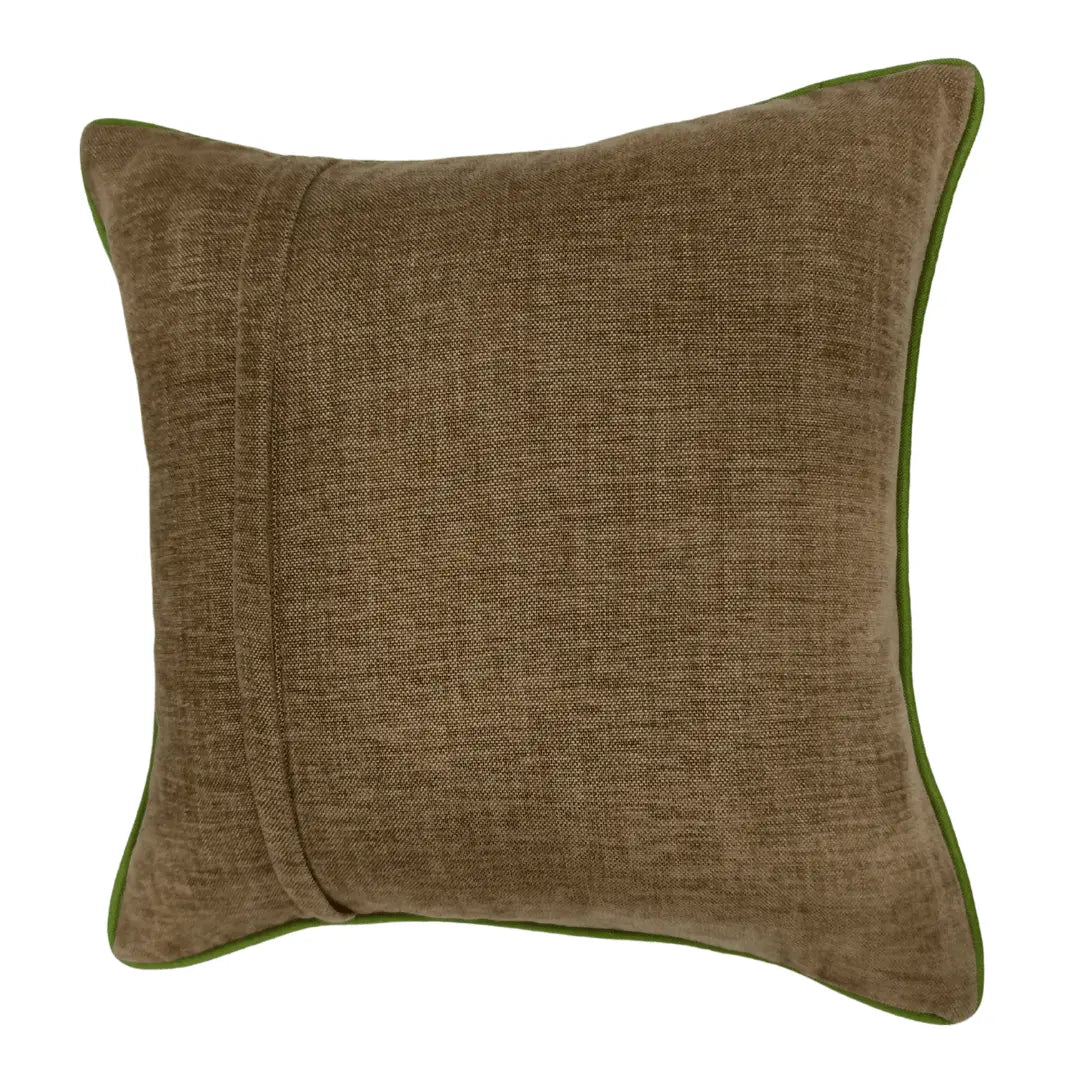 Warm Cocoa Accent Pillow Covers (16x16, Set of 2) | ZIPCushions - view 2