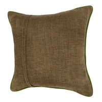 Warm Cocoa Accent Pillow Covers (16x16, Set of 2)
