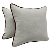 Elegant Neutral Accent Pillow Covers (16x16, Set of 2) | ZIPCushions
