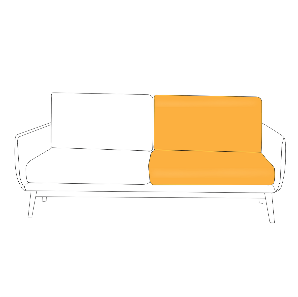 Indoor Banquette Cushions (Seat + Back Cushion Set)