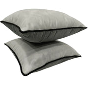 Modern Grey Accent Pillow Covers (16x16, Set of 2) | ZIPCushions