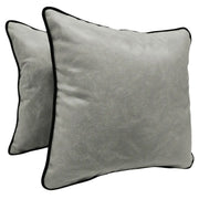 Modern Grey Accent Pillow Covers (16x16, Set of 2) | ZIPCushions