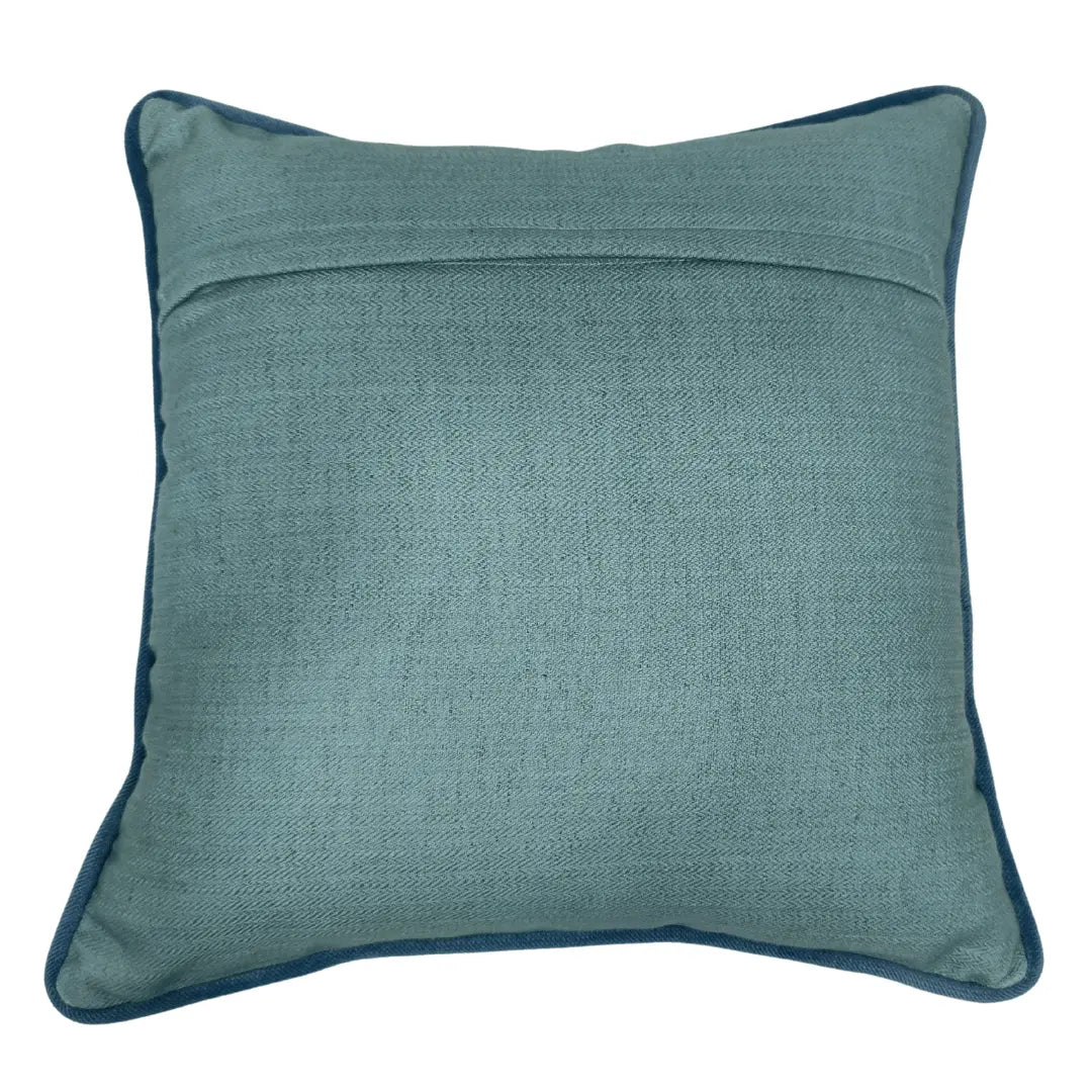 Dual-Tone Blue Pillow Covers (16x16, Set of 2) | ZIPCushions - view 2