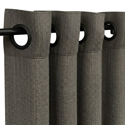 Slate Stonewall Blackout Curtain - Secondary image