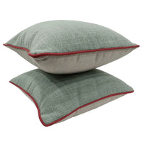 Modern Sage Green Pillow Covers (16x16, Set of 2)
