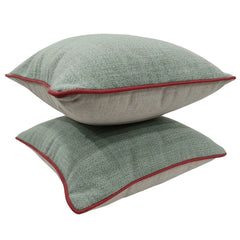 Modern Sage Green Pillow Covers (16x16, Set of 2) - Hover Image