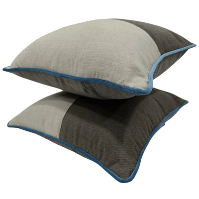 Contemporary Contrast Pillow Covers (16x16, Set of 2)