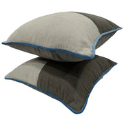 Contemporary Contrast Pillow Covers (16x16, Set of 2) | ZIPCushions