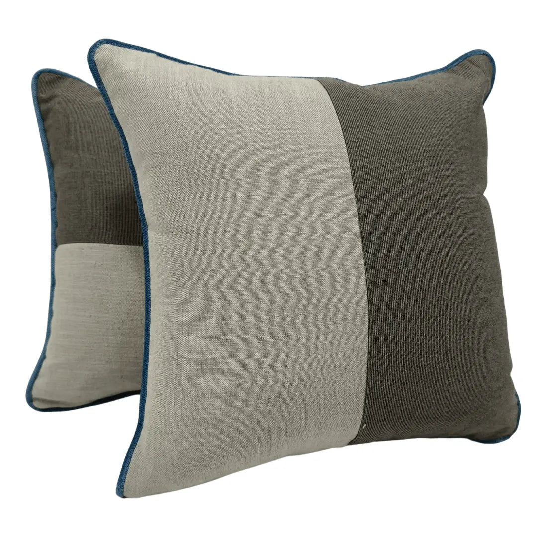 Contemporary Contrast Pillow Covers (16x16, Set of 2) | ZIPCushions - view 2