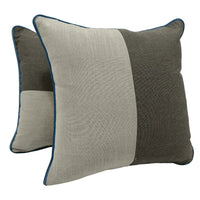 Contemporary Contrast Pillow Covers (16x16, Set of 2)