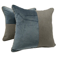 Classic Contrast Pillow Covers (16x16, Set of 2)