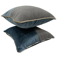 Classic Contrast Pillow Covers (16x16, Set of 2)