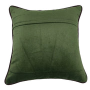 Luxurious Navy Blue Velvet Pillow Covers with Contrast Piping (16x16, Set of 2) | ZIPCushions