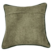 Green Two-Tone Pillow Covers with Piped Edges (16x16, Set of 2) | ZIPCushions