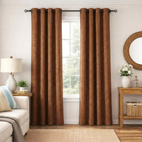 Amber Heavyweight Woven Curtain