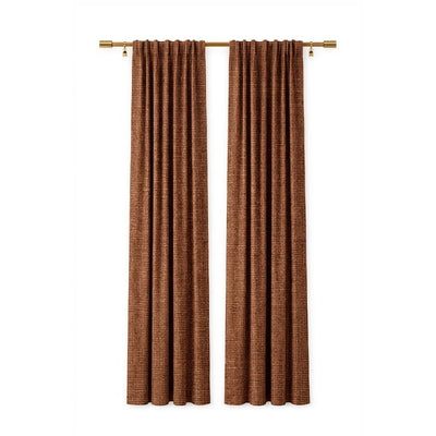 Amber Heavyweight Woven Curtain