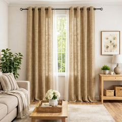 Antelope Heavyweight Woven Curtain - alternate view