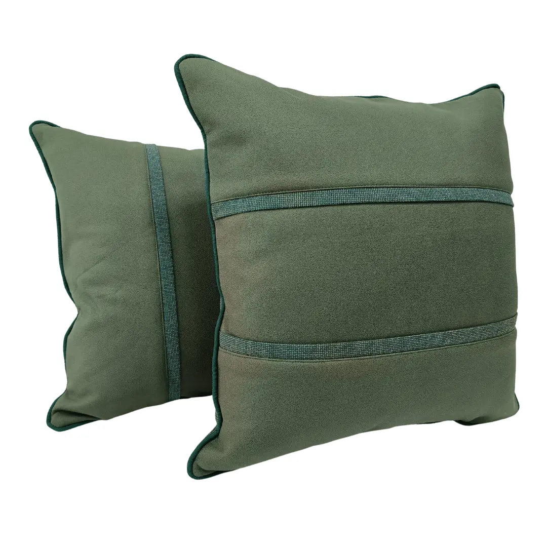 Forest Green Pillow Covers (18x18, Set of 2) | ZIPCushions