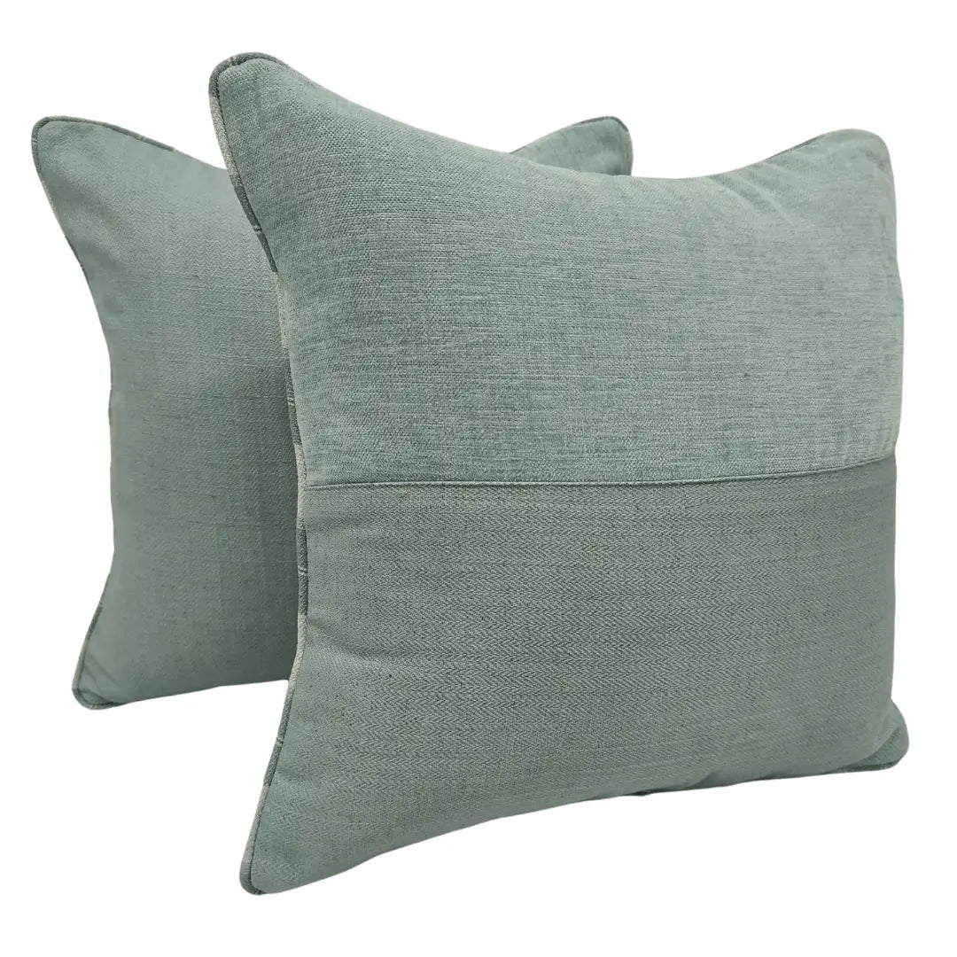 Soft Sage Elegance Pillow Covers (16x16, Set of 2) | ZIPCushions